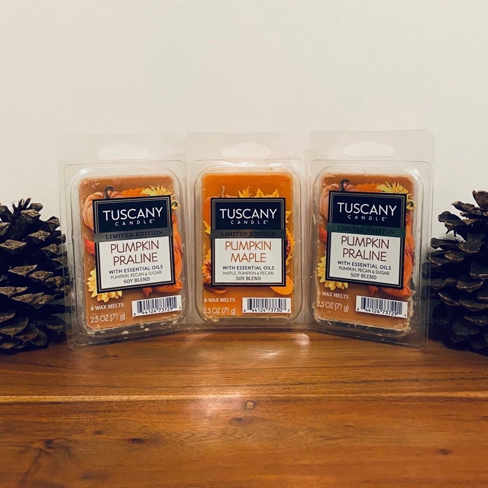 🍁🍂Tuscany Candle Pumpkin Wax Melts🍂🍁 LIMITED EDITION